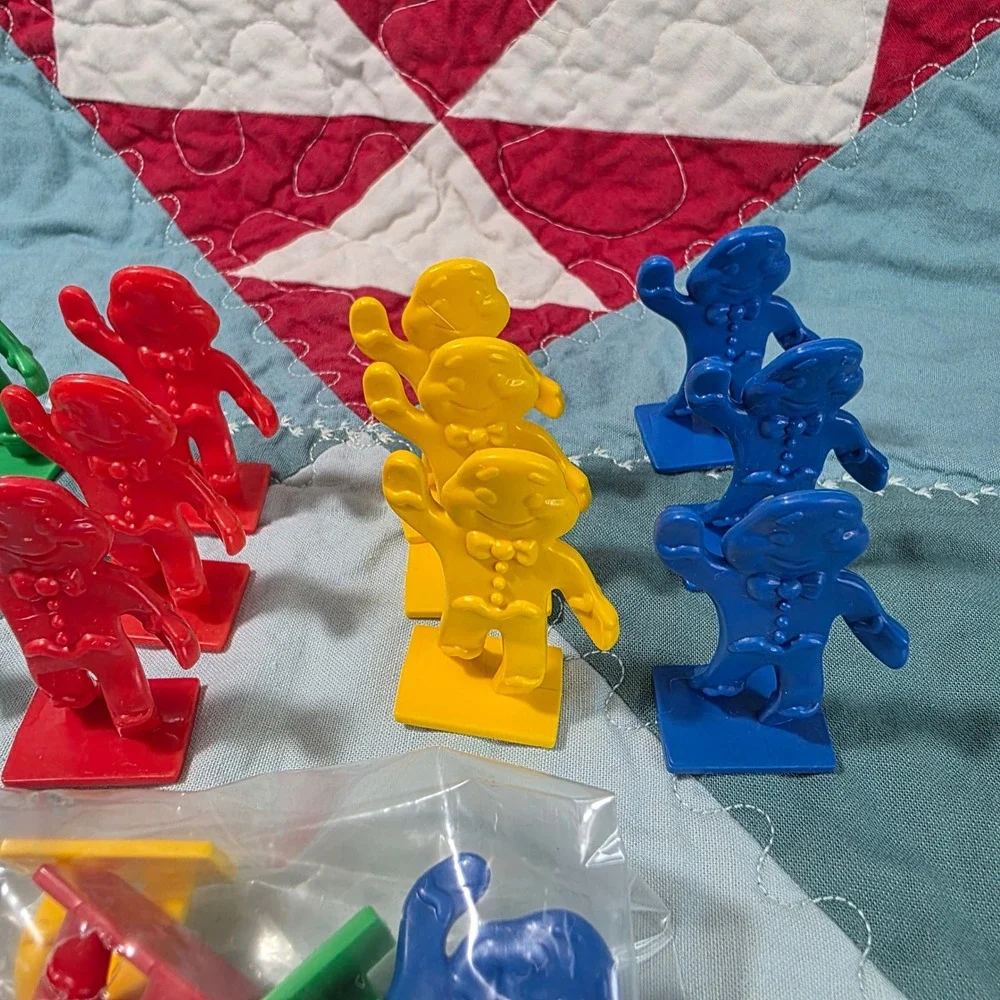 Milton Bradley Candy Land Game Pieces Kids 16 pc Multicolor Replacement Pawns